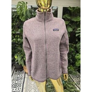 Patagonia Sweater Womens Medium Purple Full Zip Better Sweater Fleece Jacket